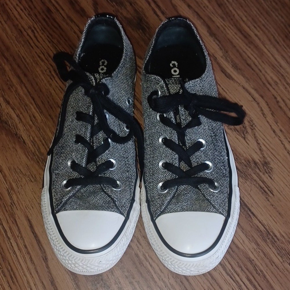 Converse Chuck Taylor All Star Patent Double Tongue Sneakers Sz 6
